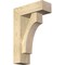 Ekena Millwork Westlake Block Rough Sawn Bracket w/ Offset Brace, Douglas Fir, 6"W x 16"D x 24"H BKT0604X16X24WTL05RDF - alternate 1